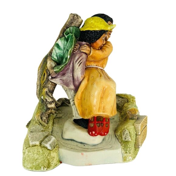 Vintage Black Americana Figurine 1990 Lovers Leap Naturecraft England u - Picture 5 of 5